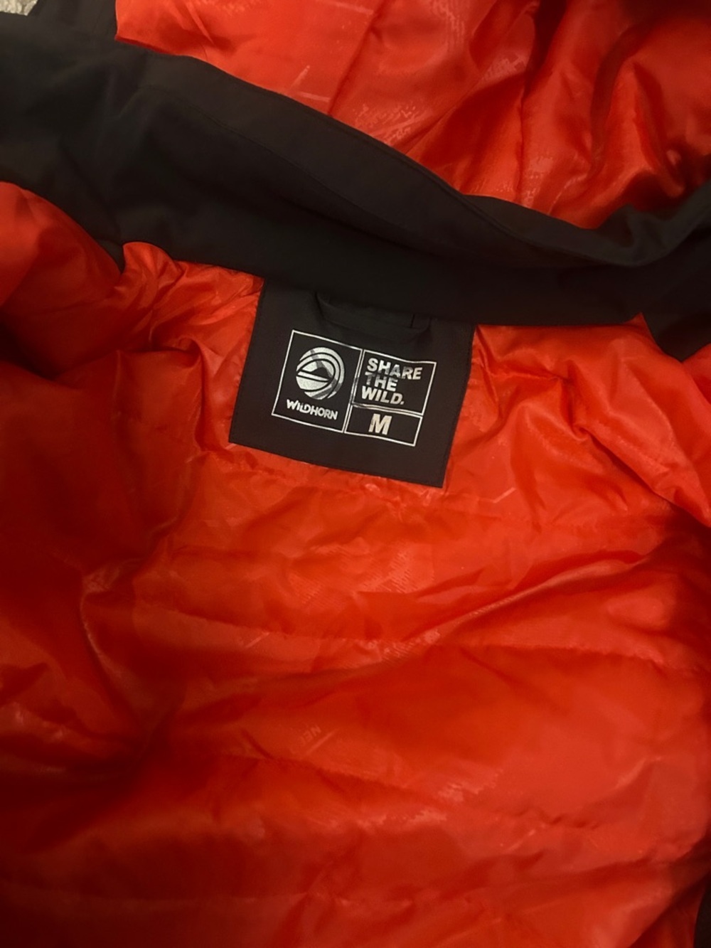 Ski coat-black/red - Picture 2 of 4